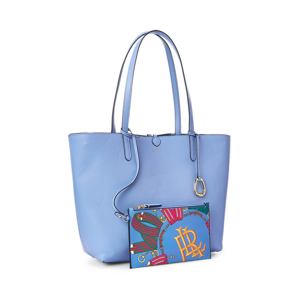 Cbna Blue/Eqst Blt Cbna B Faux-Leather Reversible Tote Bag Lauren 3