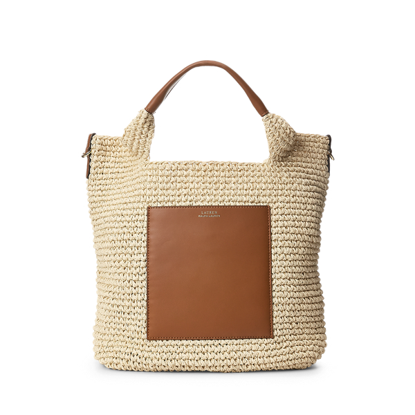 Ralph lauren crochet tote sale