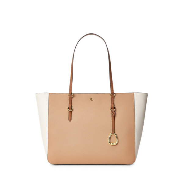 Crosshatch Leather Tote Lauren i 1