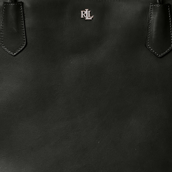 Black Canvas Large Hutton Striped Tote Lauren 6