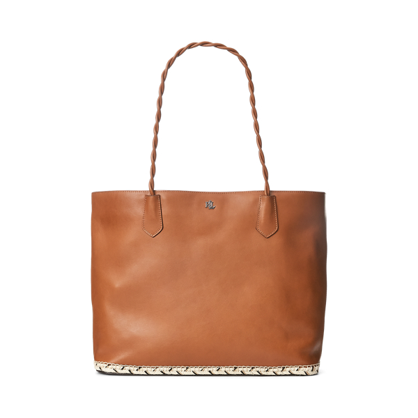 Canvas Large Hutton Striped Tote Lauren 1