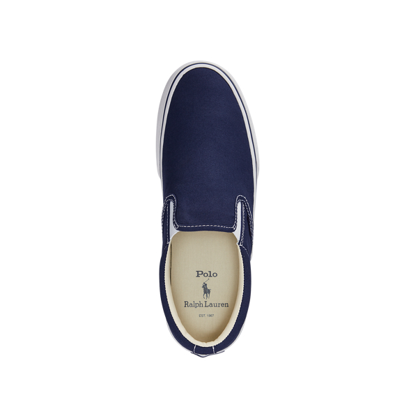 Newport Navy Thompson Canvas Sneaker Polo Ralph Lauren 4