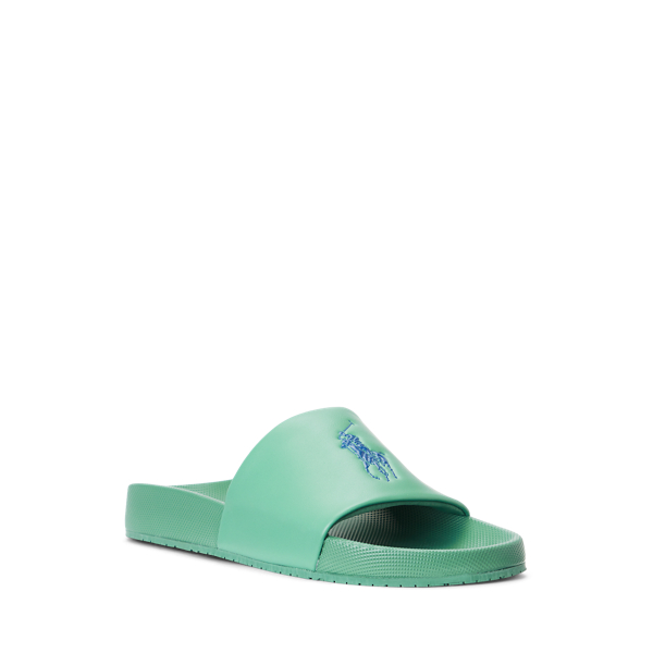 Claquettes Cayson Big Pony Polo Ralph Lauren en Seafoam/Night Navy 2