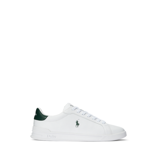 Heritage Court Ii Leather Sneaker Ralph Lauren UK