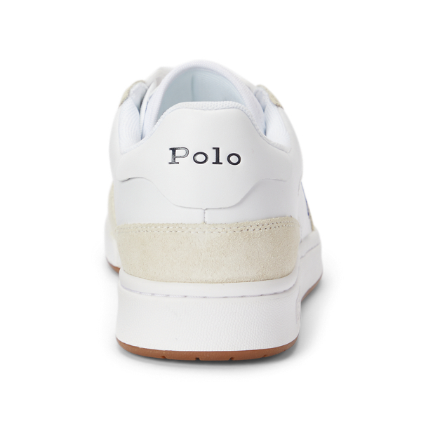 Court Leather Suede Trainer for Men Ralph Lauren PA