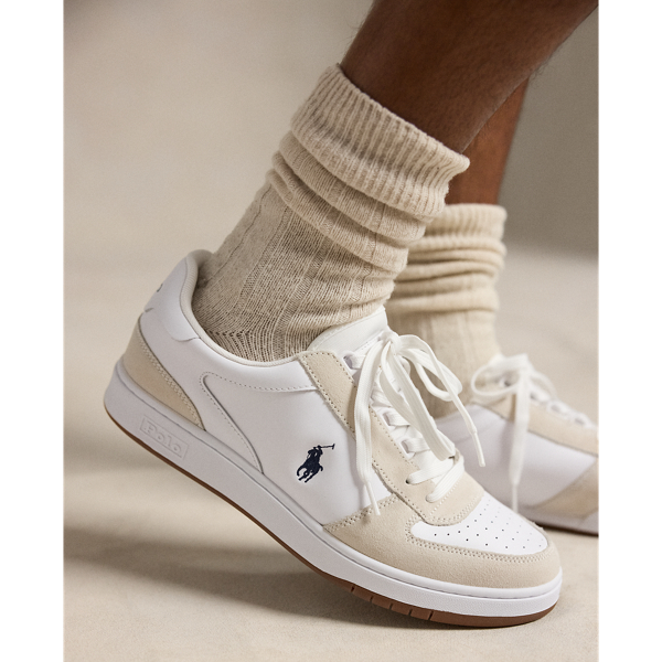 【メンズ】POLO RALPH LAUREN Court Sport スニーカー メンズ】POLO RALPH LAUREN Court Sport スニーカー (POLO RALPH