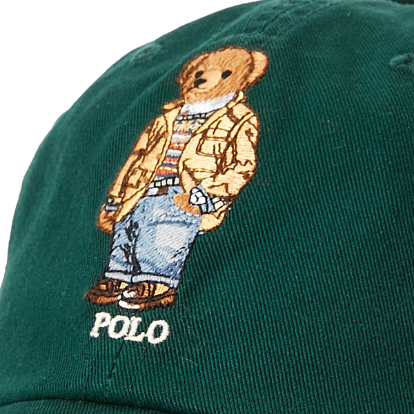College Green Polo Bear Chino Ball Cap Polo Ralph Lauren 3