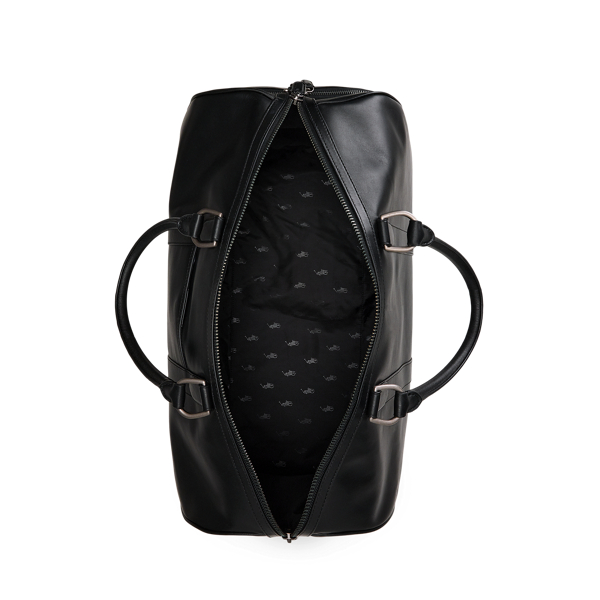 Ralph lauren leather duffle bag mens deals