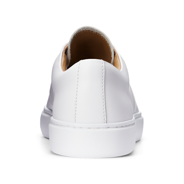 White Dunovin Nappa Leather Trainer Polo Sport 3