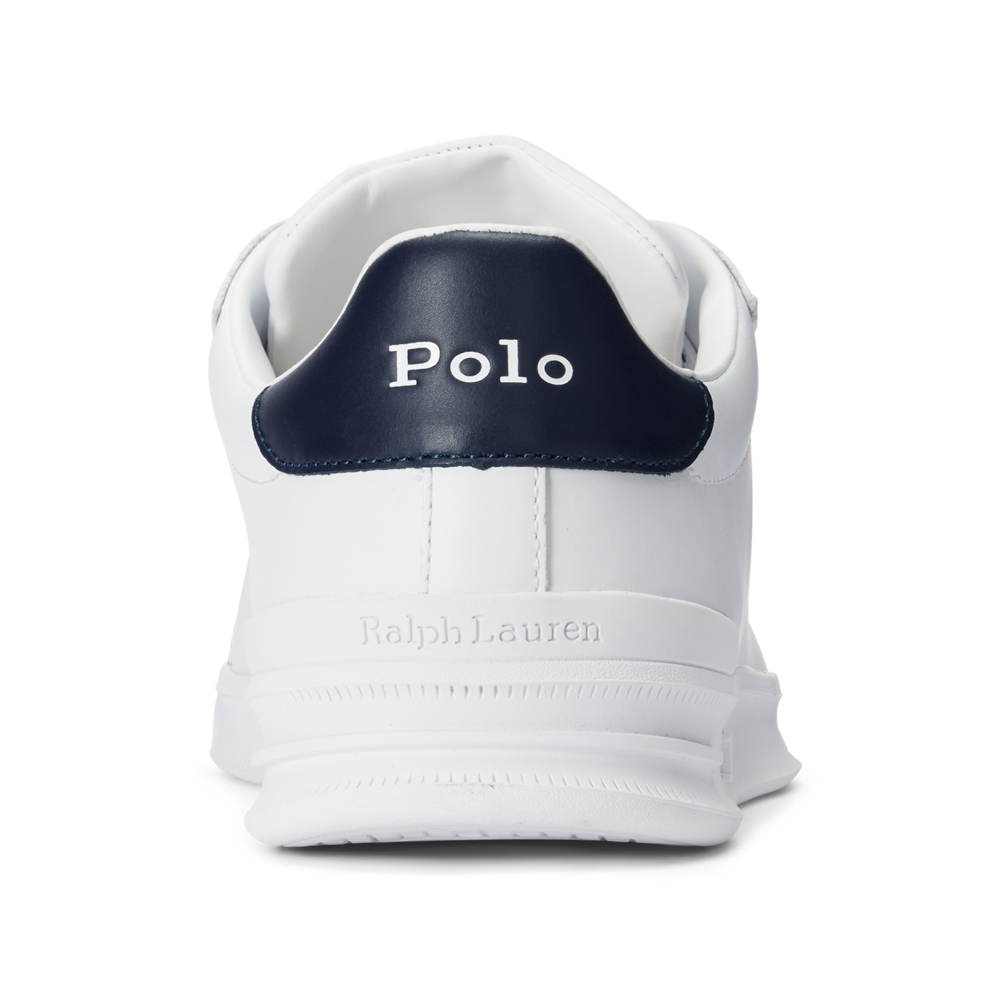 Мужские кроссовки Ralph Lauren Heritage Court II Nappa Leather, цвет: Белый / Тёмно-синий — фото 2