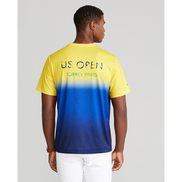 U.S. Open Performance Jersey T-Shirt Polo Golf in Fall Royal Multi 4