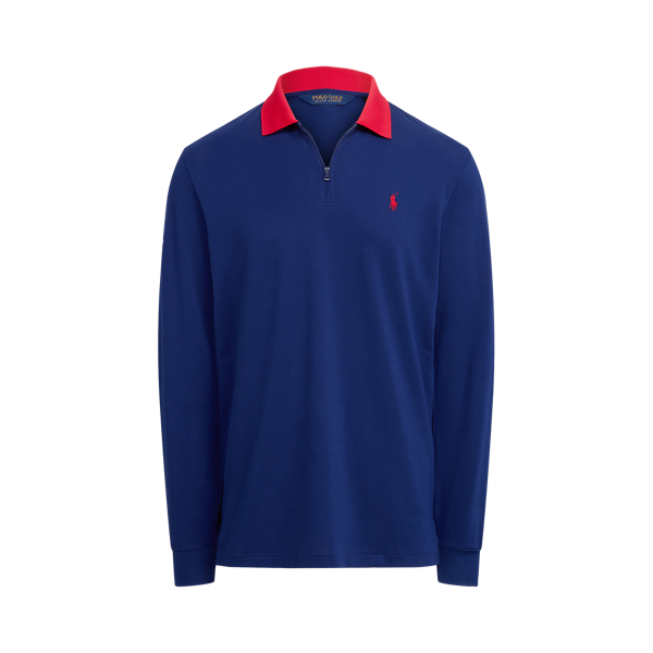 U.S. Open Classic Fit Piqu&eacute; Pullover Polo Golf em Fall Royal 2