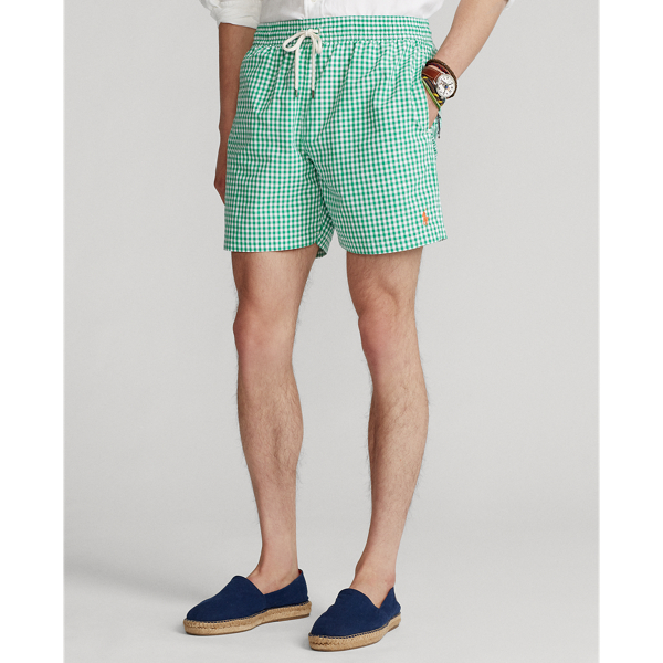 Stem Gingham 14.5 cm Traveller Classic Swimming Trunk Polo Ralph Lauren 4