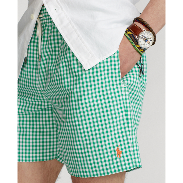 Stem Gingham 14.5 cm Traveller Classic Swimming Trunk Polo Ralph Lauren 6