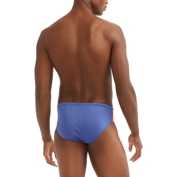Summer Royal/Petal Rose Striped Swim Briefs Polo Ralph Lauren 3