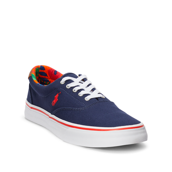 Newport Navy/RL2000 Red P Thorton Canvas Trainer Polo Ralph Lauren 2