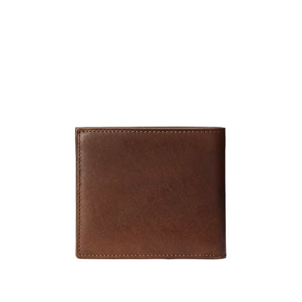 Camo/Brown Camo Leather Billfold Wallet Polo Ralph Lauren 2