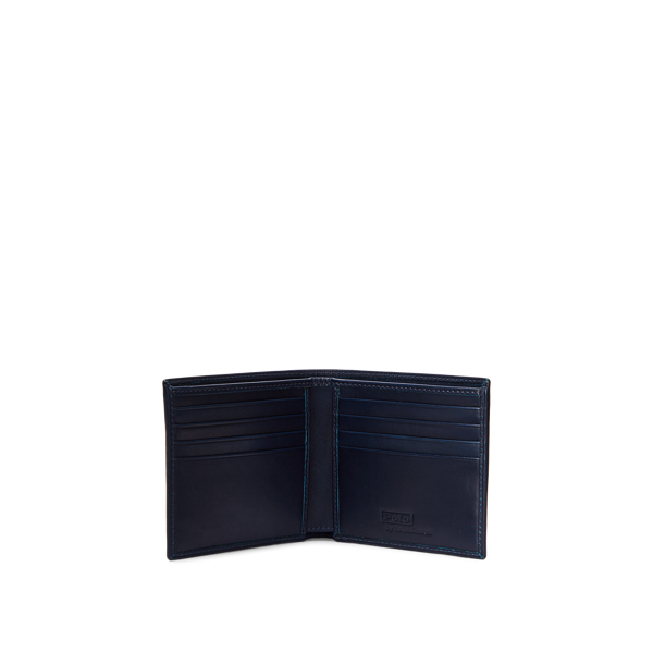Lederbrieftasche mit Polo Bear Polo Ralph Lauren in Navy 3