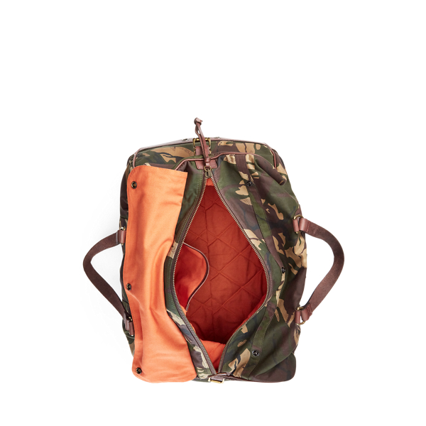 Leather-Trim Camo Canvas Duffel Polo Ralph Lauren em Camo 4