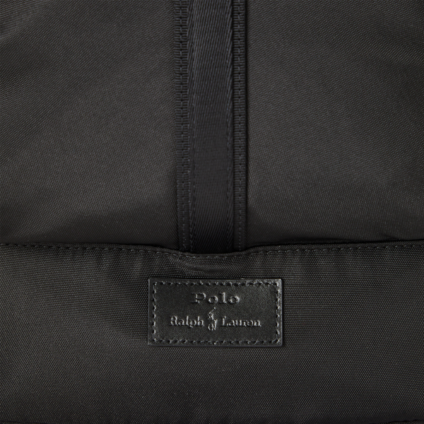 Black Leather-Trim Backpack Polo Ralph Lauren 5