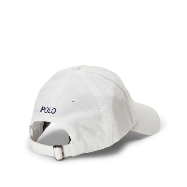 White Cotton Piqu&eacute; Ball Cap Polo Ralph Lauren 2