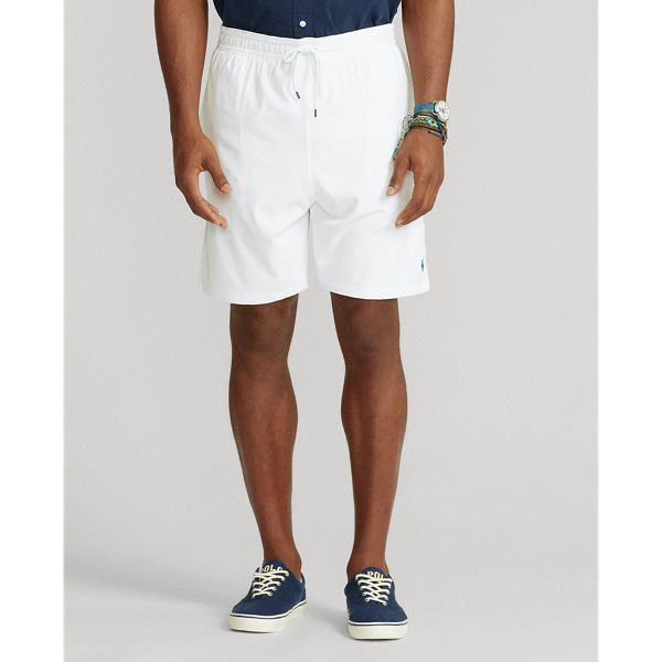 White Traveller Classic Fit Swimming Trunks Big & Tall 4
