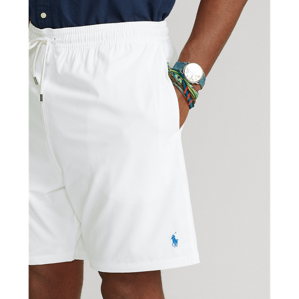 White Traveller Classic Fit Swimming Trunks Big & Tall 6