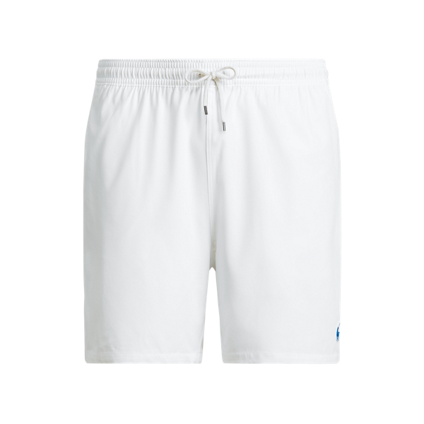 White Traveller Classic Fit Swimming Trunks Big & Tall 2