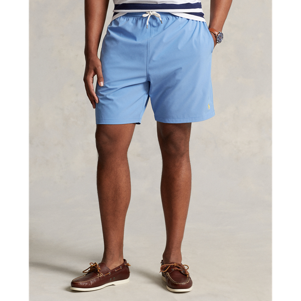 Harbour Island Blue Traveller Classic Fit Swimming Trunks Big & Tall 4