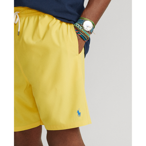 Signal Yellow Traveller Classic Fit Swimming Trunks Big & Tall 6