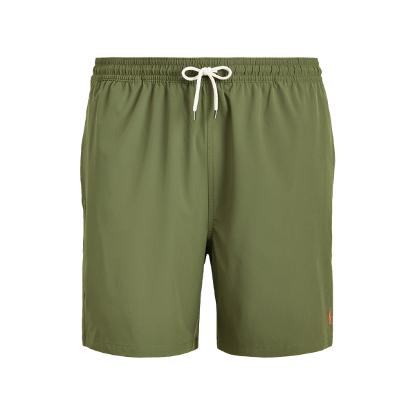 Supply Olive Traveller Classic Fit Swimming Trunks Big & Tall 2