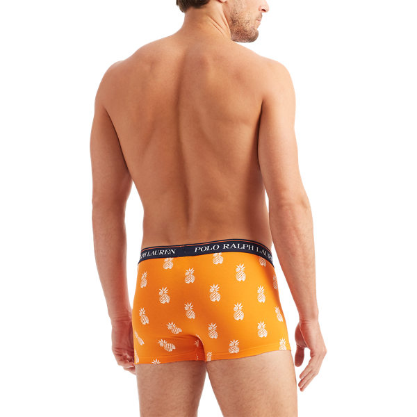 3pk Sph Str/Bscy Grn/Orng Classic Stretch-Cotton Trunk 3-Pack Polo Ralph Lauren 4