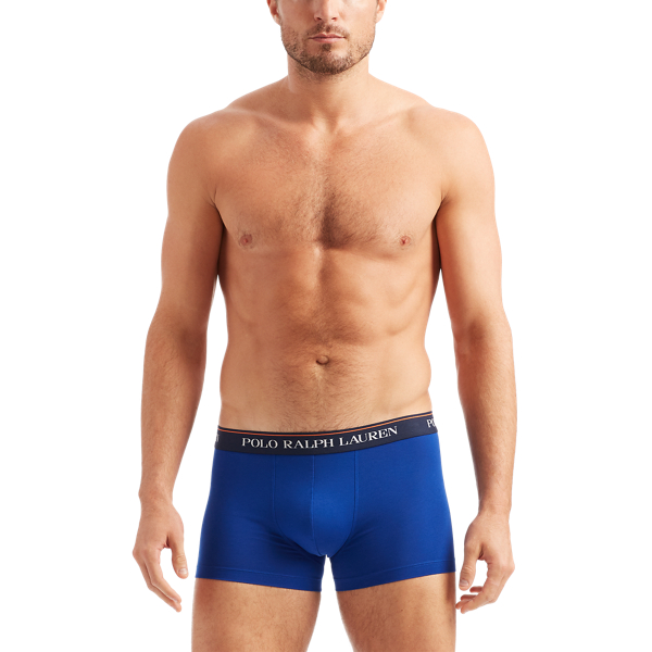 3pk Sph Str/Bscy Grn/Orng Classic Stretch-Cotton Trunk 3-Pack Polo Ralph Lauren 6