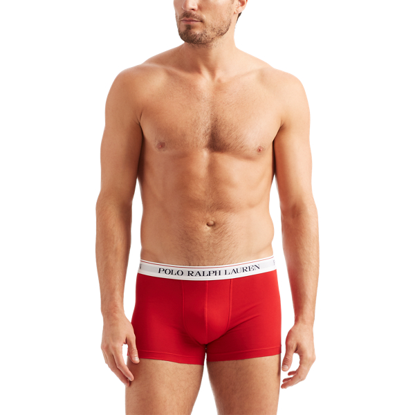 3pk Shp Str/Red/Nvy Aos Classic Stretch-Cotton Trunk 3-Pack Polo Ralph Lauren 5