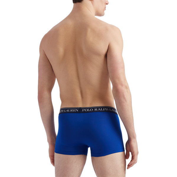 3pk Sph Str/ Slk Ylw/ Sph Classic Stretch-Cotton Trunk 3-Pack Polo Ralph Lauren 4