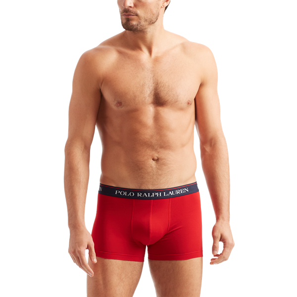 3pk Red/And Htr/Nvy Mlti Classic Stretch-Cotton Trunk 3-Pack Polo Ralph Lauren 2
