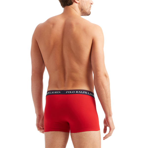 3pk Red/And Htr/Nvy Mlti Classic Stretch-Cotton Trunk 3-Pack Polo Ralph Lauren 4