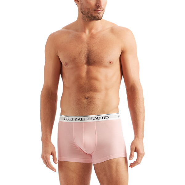 3pk Rst Pnk/Blu Lag/Brnvy Classic Stretch-Cotton Trunk 3-Pack Polo Ralph Lauren 2