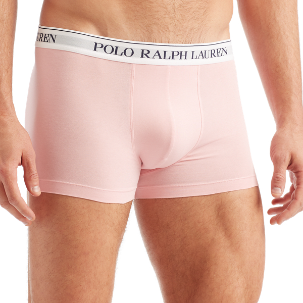3pk Rst Pnk/Blu Lag/Brnvy Classic Stretch-Cotton Trunk 3-Pack Polo Ralph Lauren 3