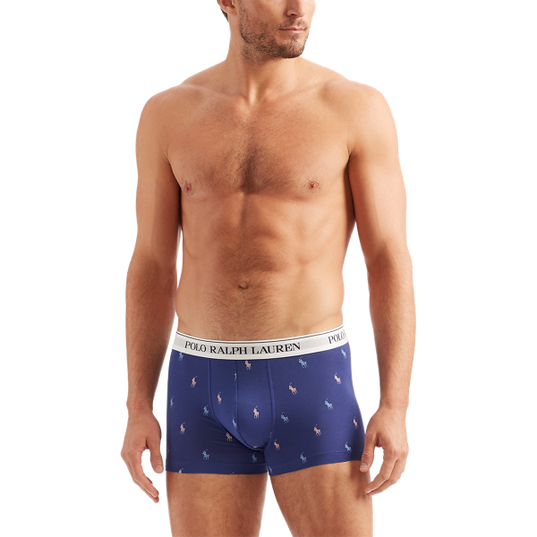 3pk Rst Pnk/Blu Lag/Brnvy Classic Stretch-Cotton Trunk 3-Pack Polo Ralph Lauren 5