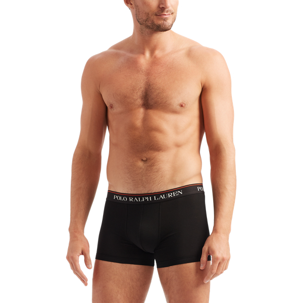 3pk Blk/Crgo Green/Newsan Classic Stretch-Cotton Trunk 3-Pack Polo Ralph Lauren 2