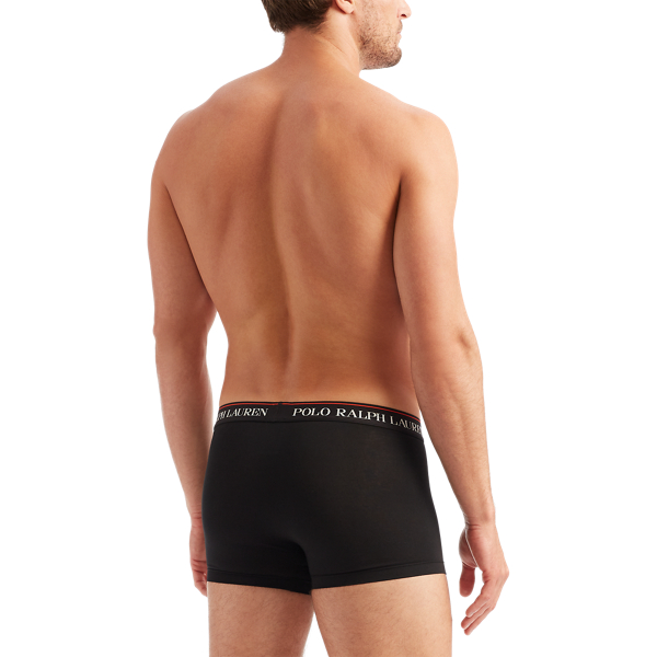 3pk Blk/Crgo Green/Newsan Classic Stretch-Cotton Trunk 3-Pack Polo Ralph Lauren 4
