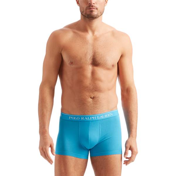 3pk Solar Orng/Car Blu/Cr Classic Stretch-Cotton Trunk 3-Pack Polo Ralph Lauren 5