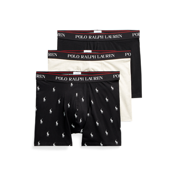 Stretch Cotton Boxer Brief 3-Pack Polo Ralph Lauren 1