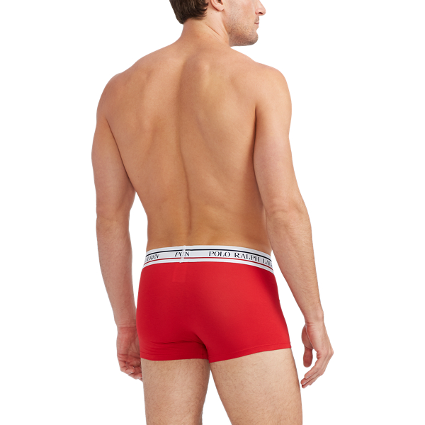 RL Red Stretch Cotton Trunks Polo Ralph Lauren 3