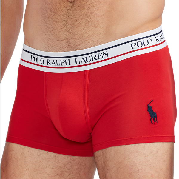 RL Red Stretch Cotton Trunks Polo Ralph Lauren 4