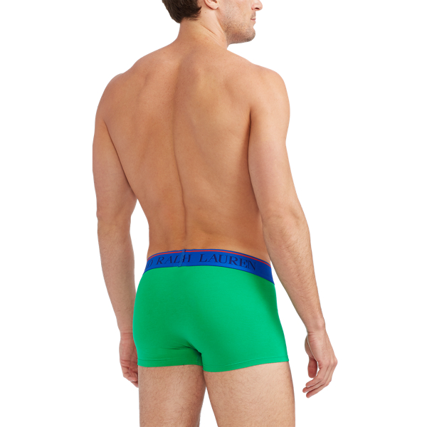 Biscay Green Stretch Cotton Trunks Polo Ralph Lauren 3