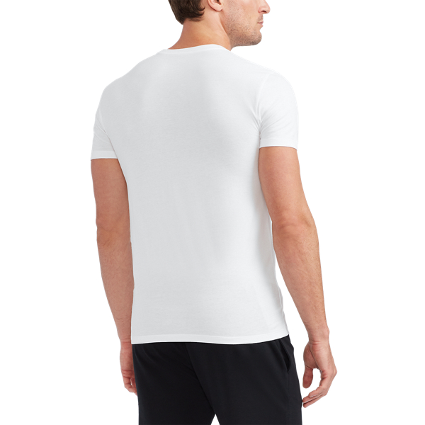 Polo ralph lauren white t shirt 3 pack hotsell