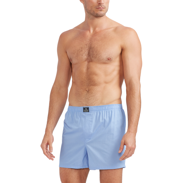 Plm Bch Strp/Sav Pld/Blue Cotton Boxer 3-Pack Polo Ralph Lauren 5