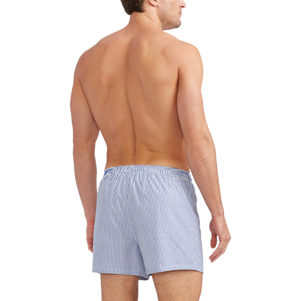 Mad Strp/Ray Pld/Crs Nvy Cotton Boxer 3-Pack Polo Ralph Lauren 4